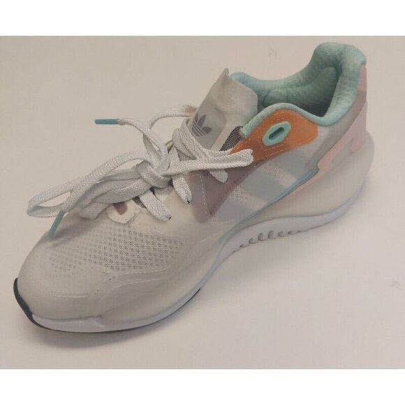 Adidas Size 6.5 ZX Alkyne W Marathon Running Shoes Sneakers FX6369 White Pastels - Picture 4 of 9